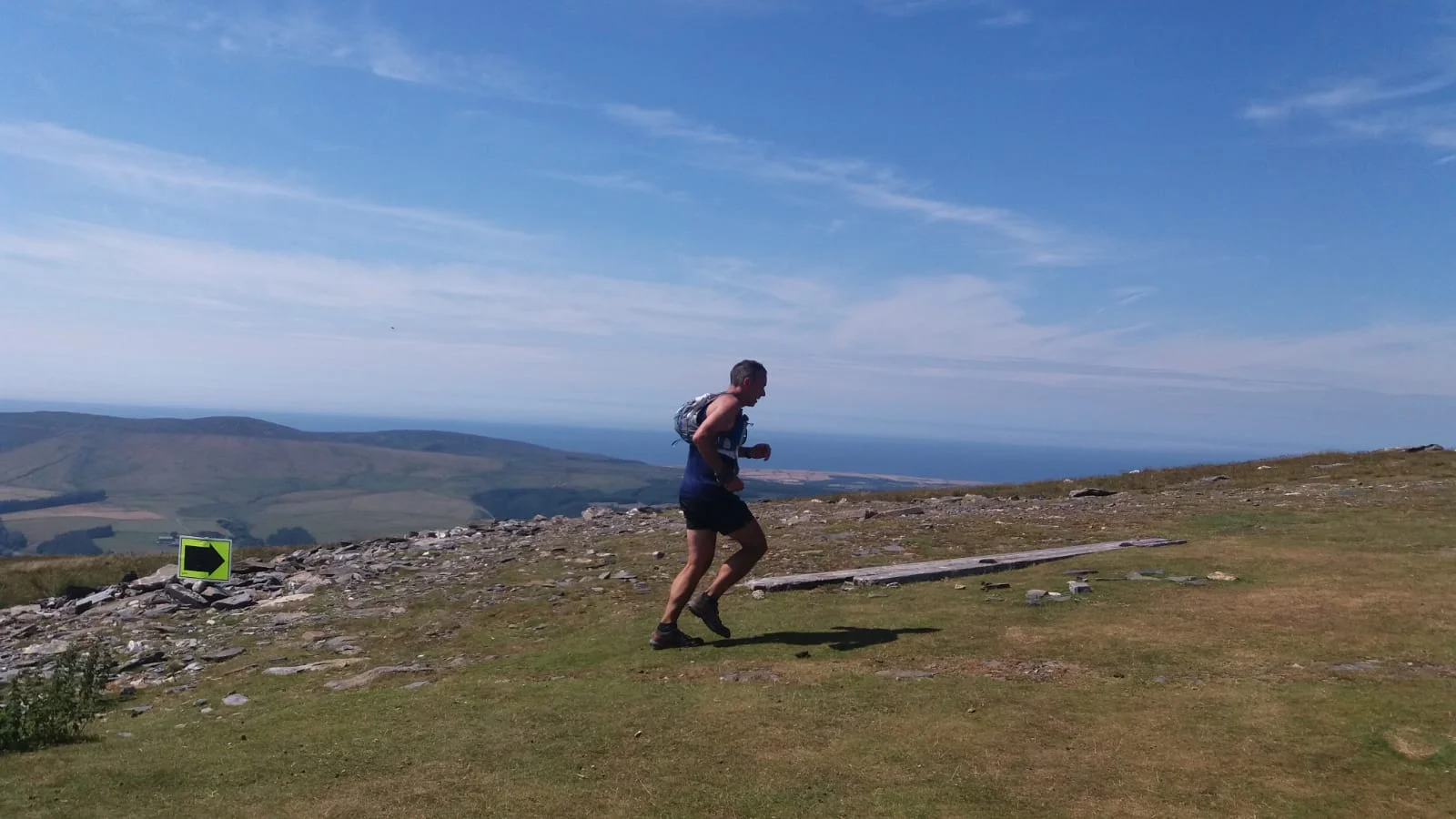 Kate Burge Sea-to-Summit Fell Race on the Isle of Man.