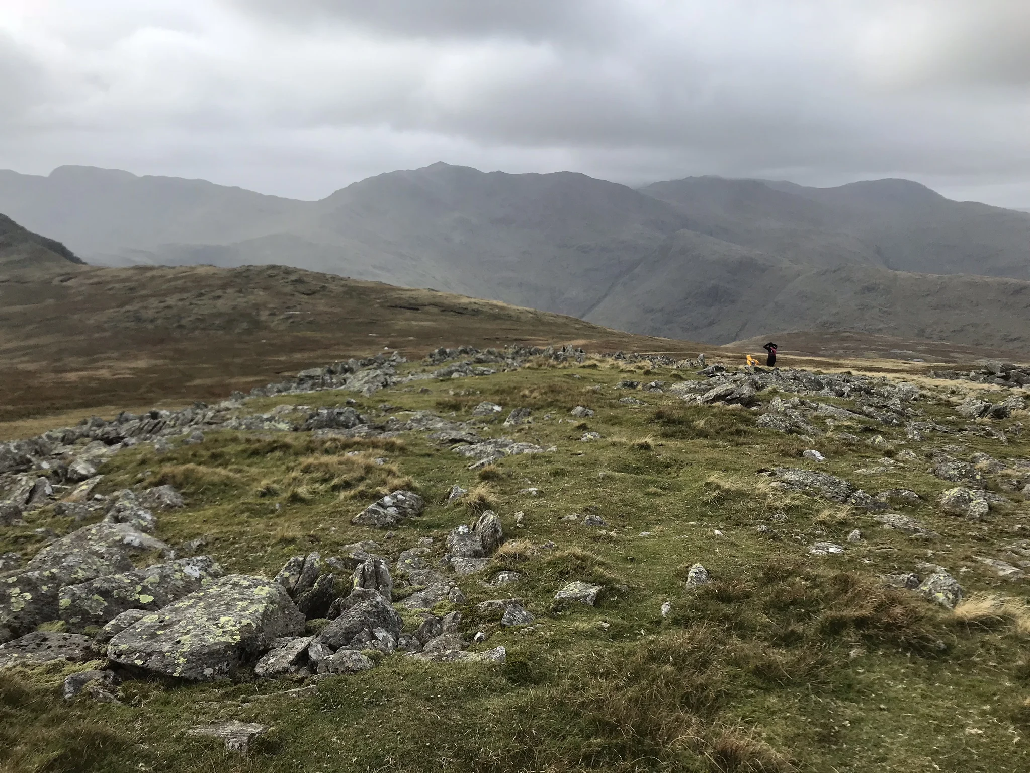 A half recce of the Landgale Horsehoe; wet, windy, and cold to boot.