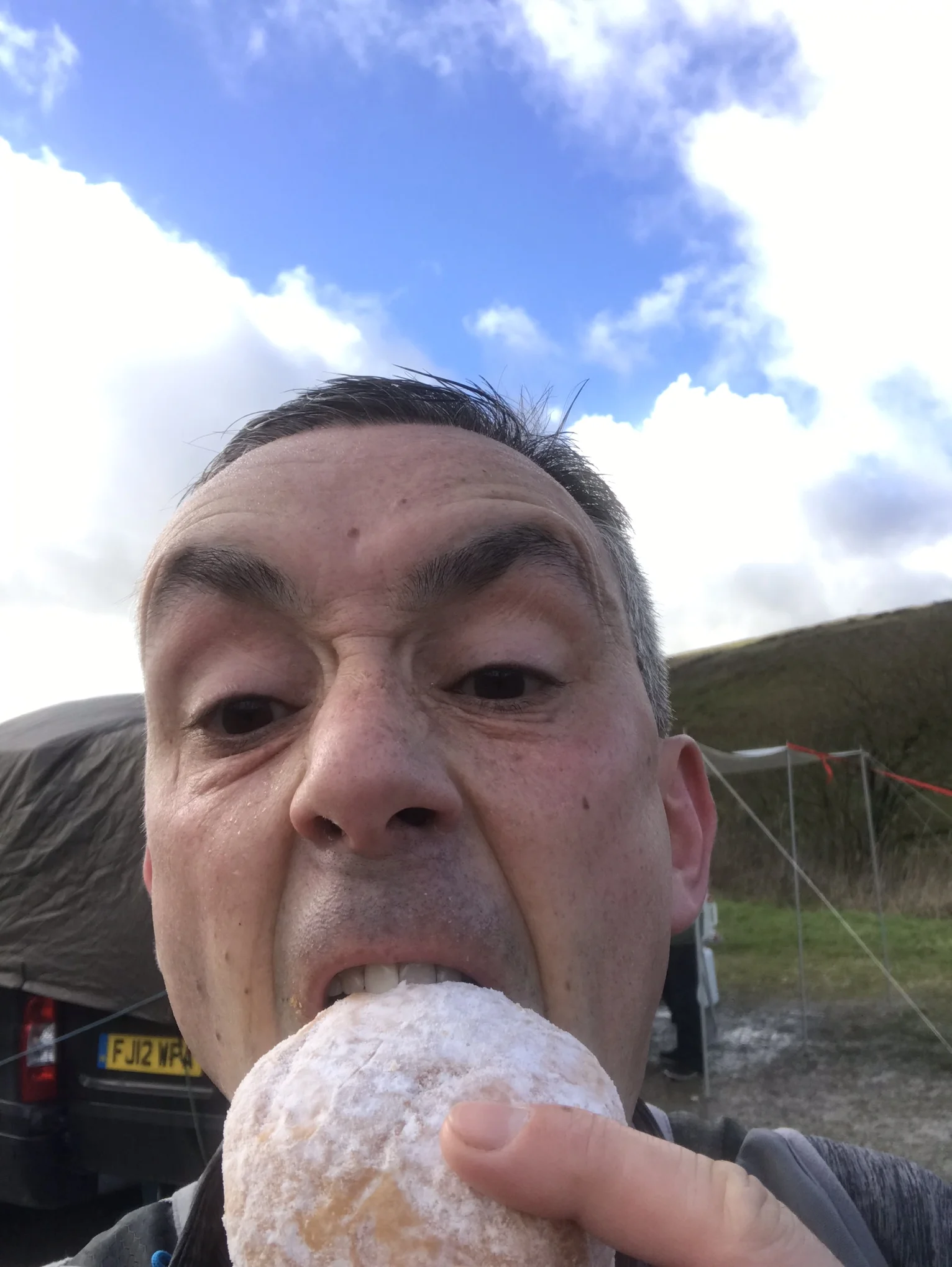 Hells bells weather on the 2019 Haworth Hobble. 