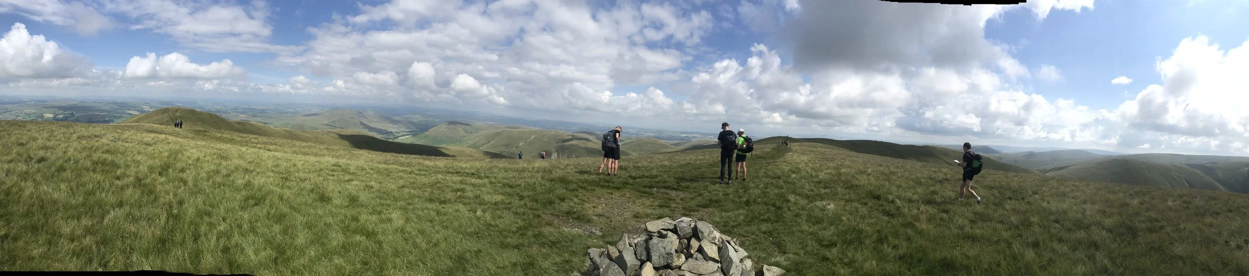 Cairn at summit of Long Rigg