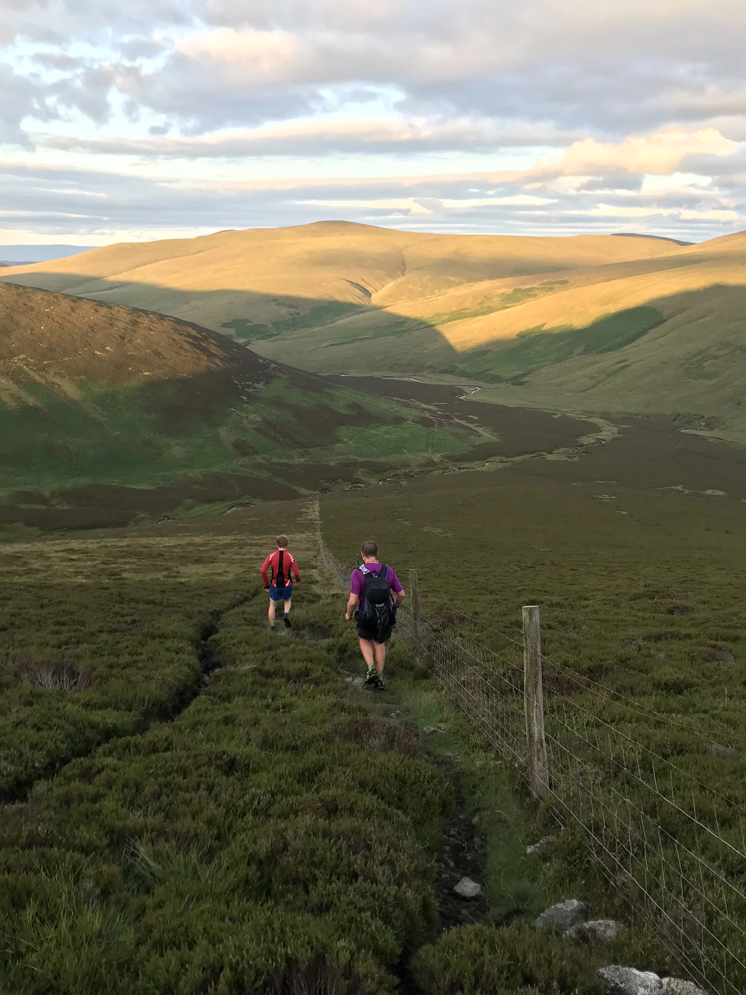 Descending off Great Calver