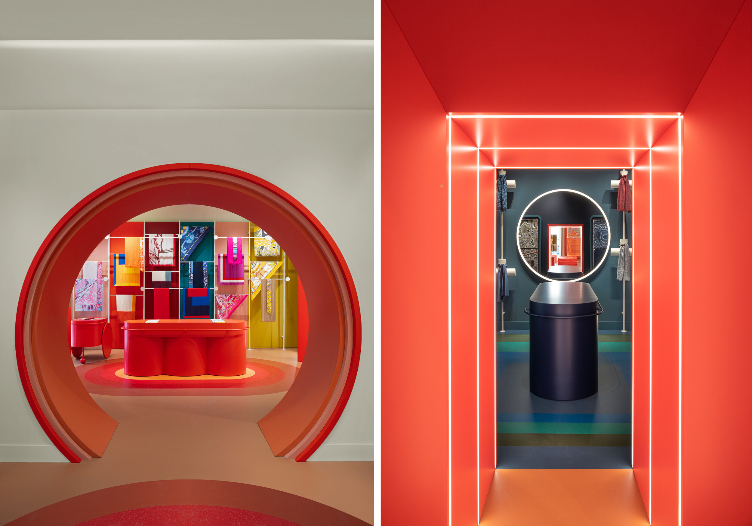 Elisa Ossino Studio — Hermes — Pop-up Store Via Condotti