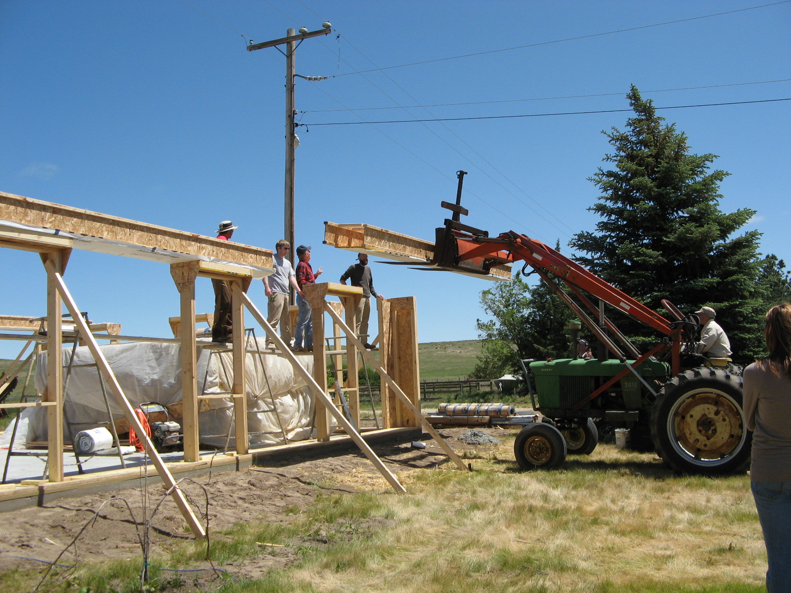  I-beam installation 