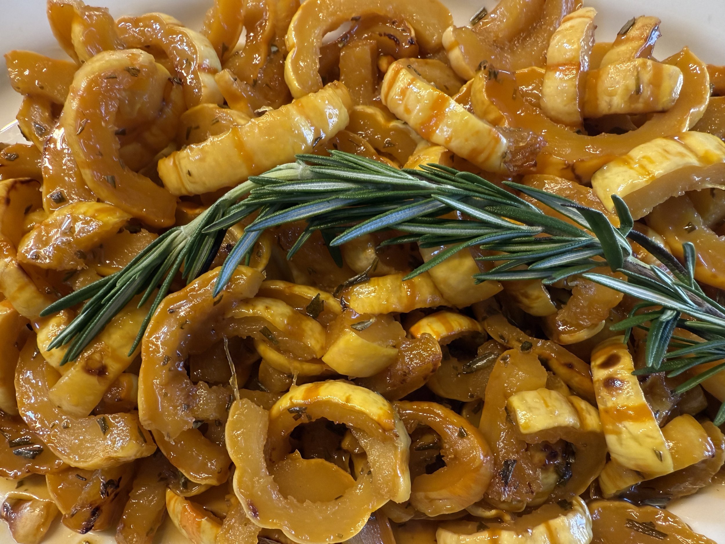 Cider Braised Delicata