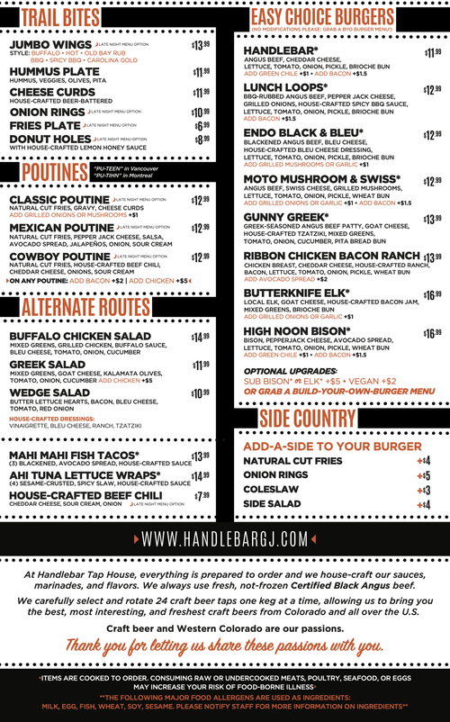 The Food — Handlebar