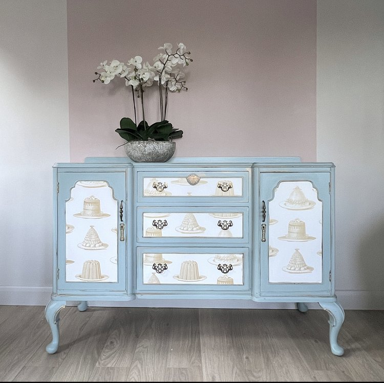 Unique Painted Furniture My Painting, Pink And White Chalk Paint Dressers Uk