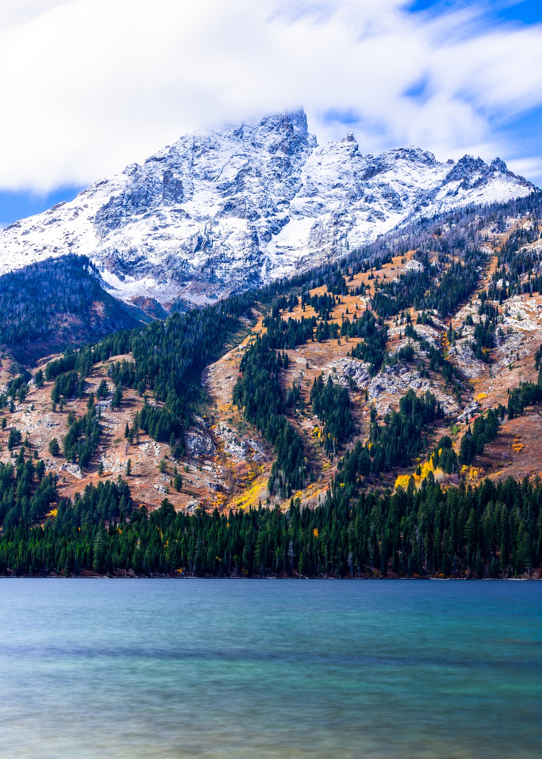 “Introspection” - Grand Teton from across Jenny Lake.