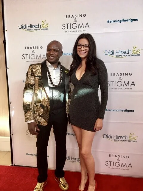 On the Red Carpet for Didi Hirsch's Erasing the Stigma Leadership Awards