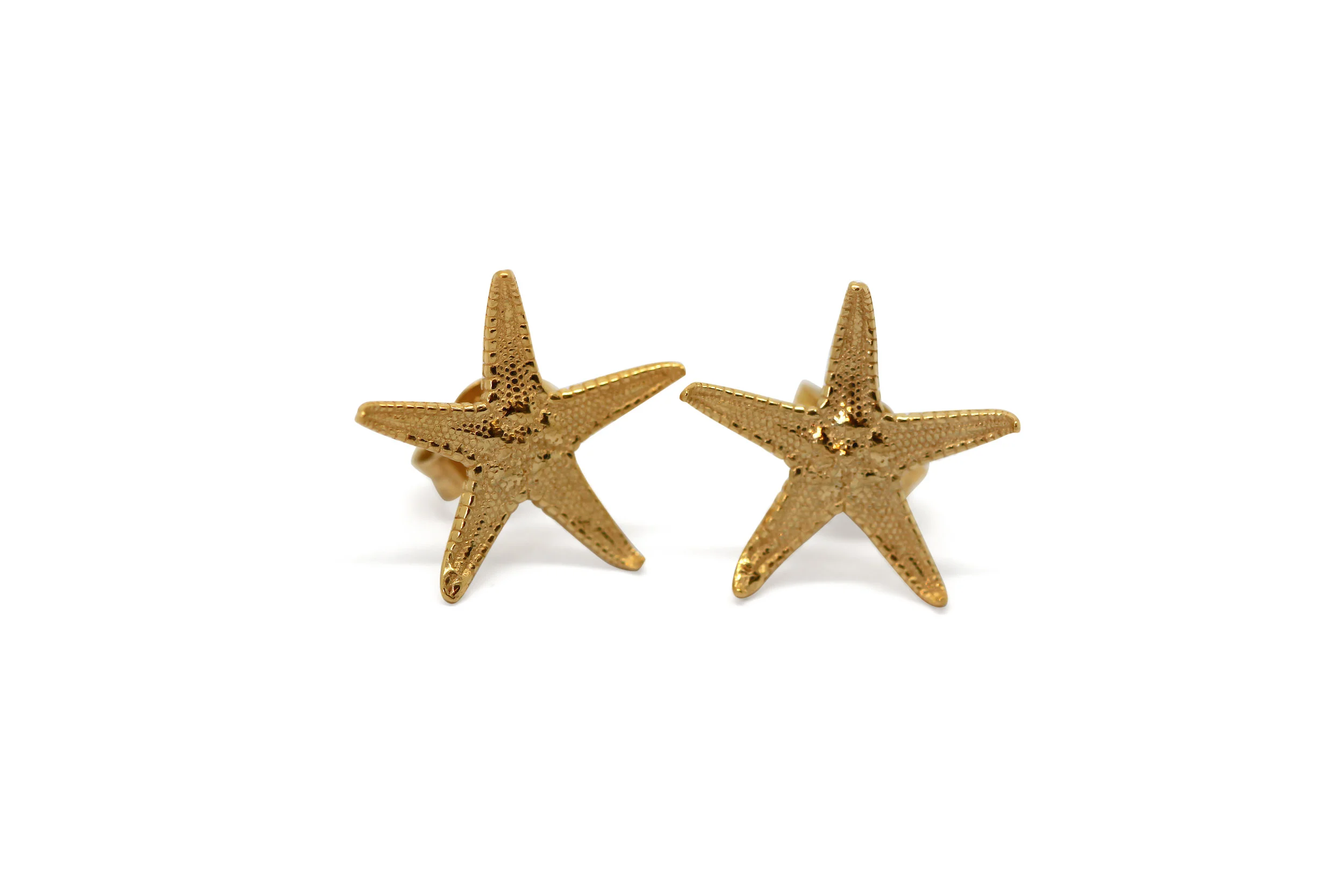 Gold Plated Starfish Studs
