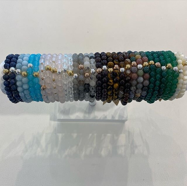 New stock at @JeDeCo.  Yes, we&rsquo;re opening on Monday, so I&rsquo;ve been in today to clean/sanitise, prepare, and put my stock back in. New to #JeDeCo after lockdown are these crystal bracelets, which seemed to be popular, as last time I shared 