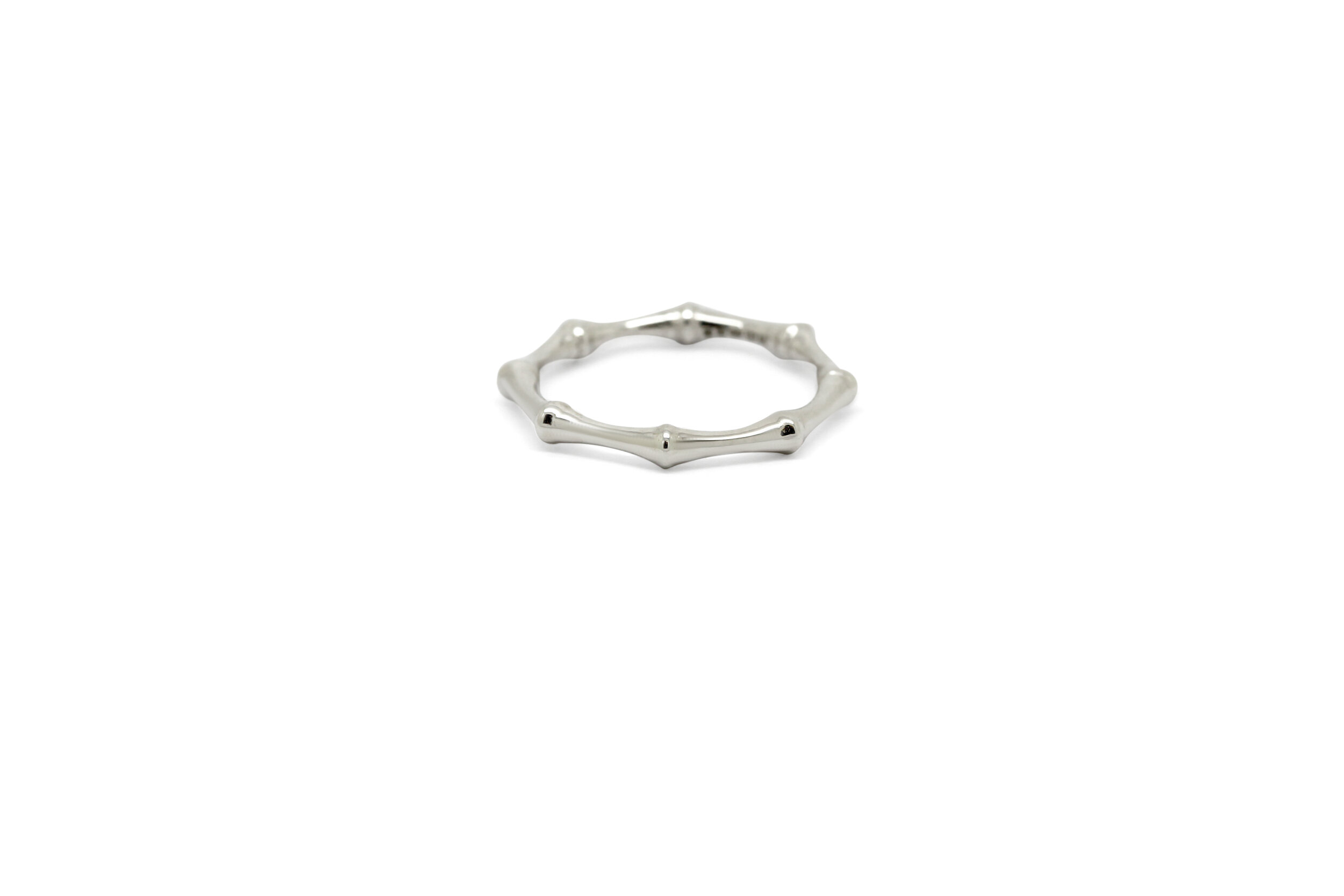 Silver Bamboo Ring 