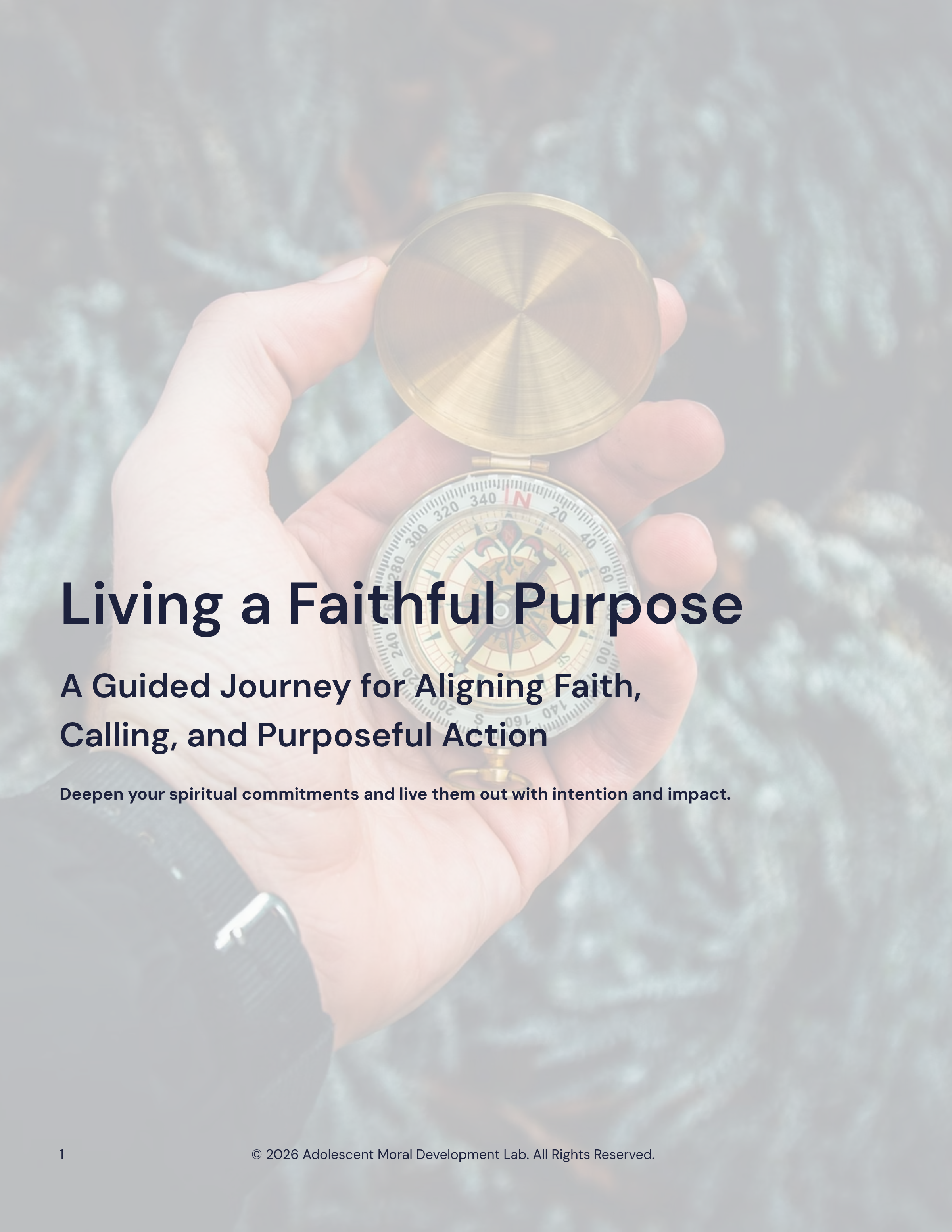 Living a Faithful Purpose - cover
