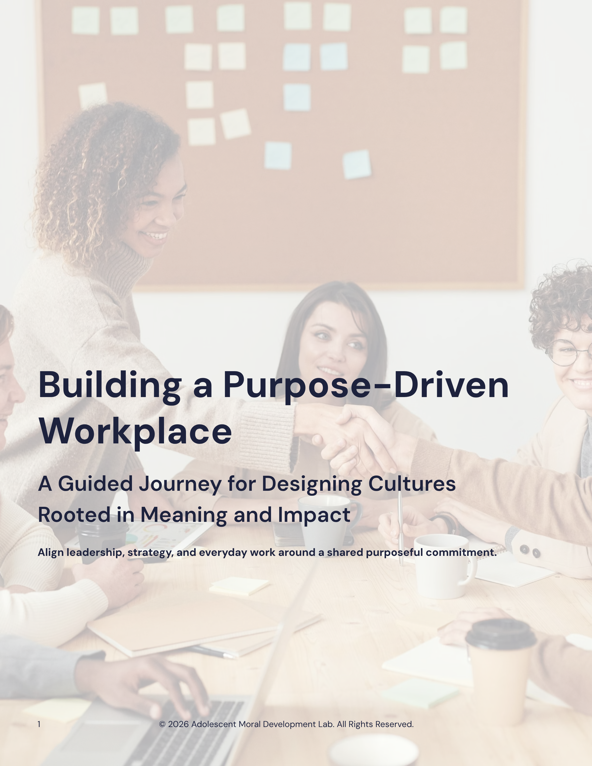 Building a Purpose-Driven Workplace - cover
