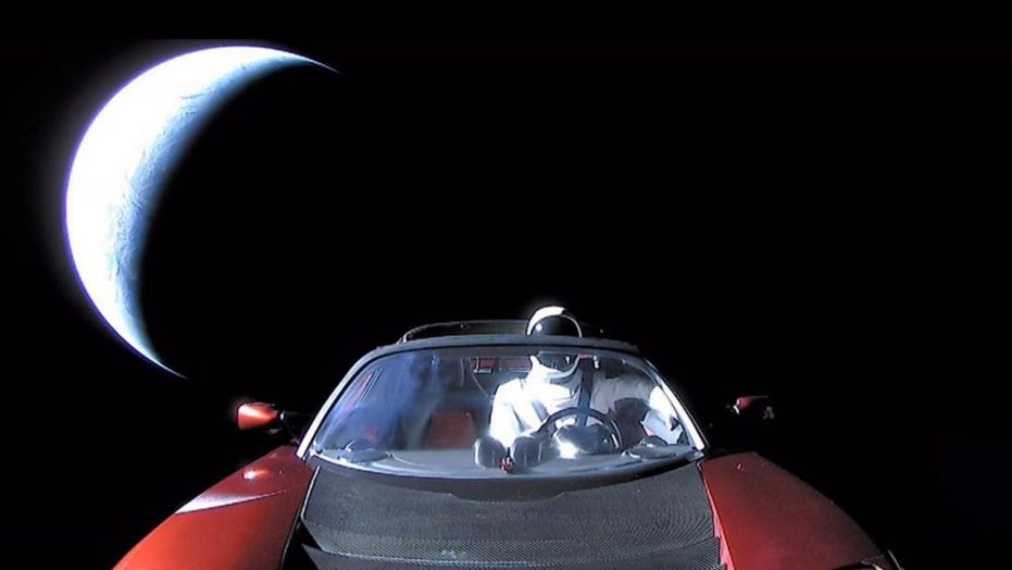 Space flight of the SpaceX Falcon Heavy