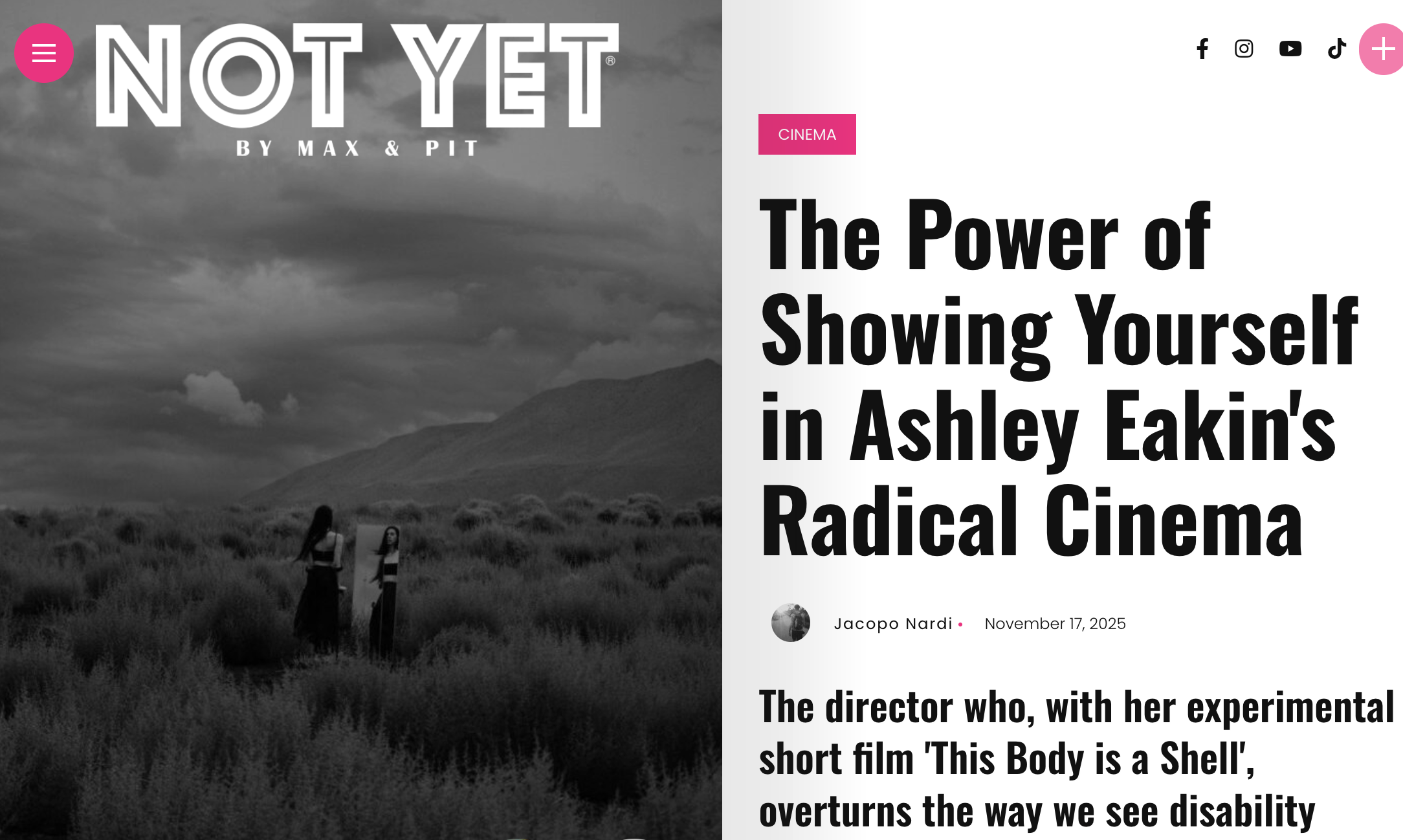 The Power of Showing Yourself In Ashley Eakin's Radical Cinema