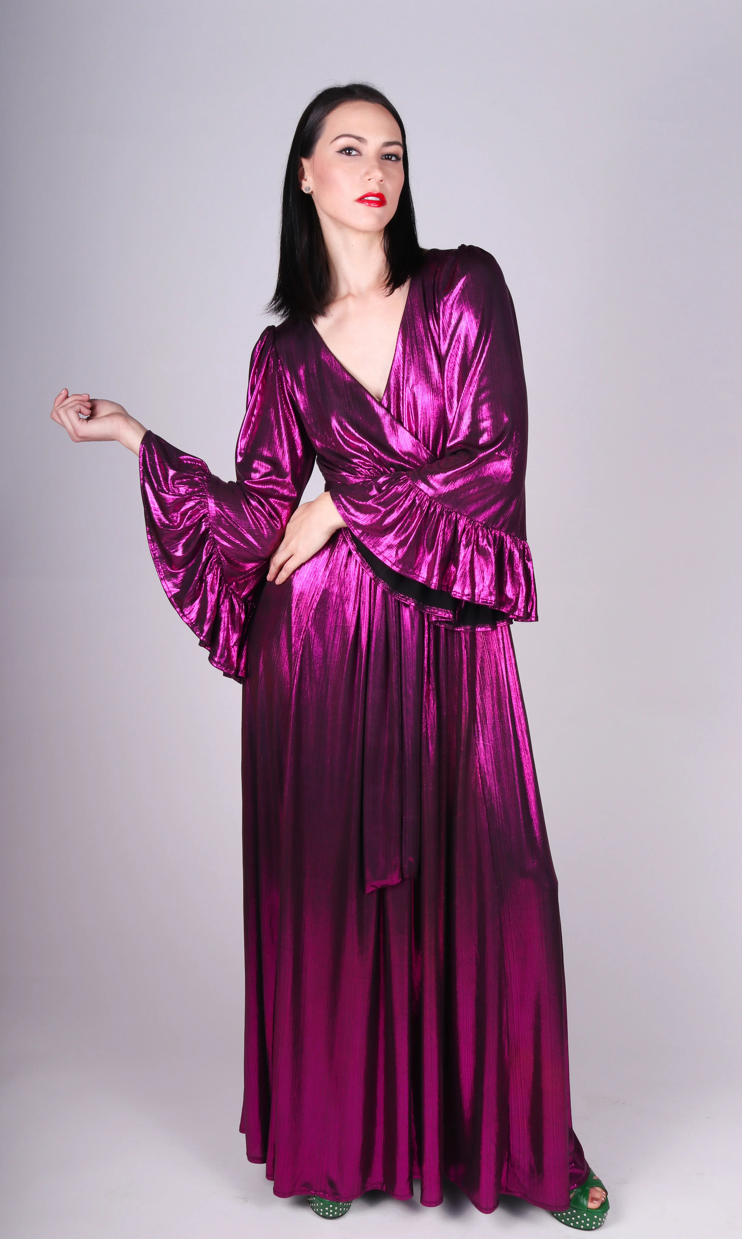 purple angelica dress Style D011