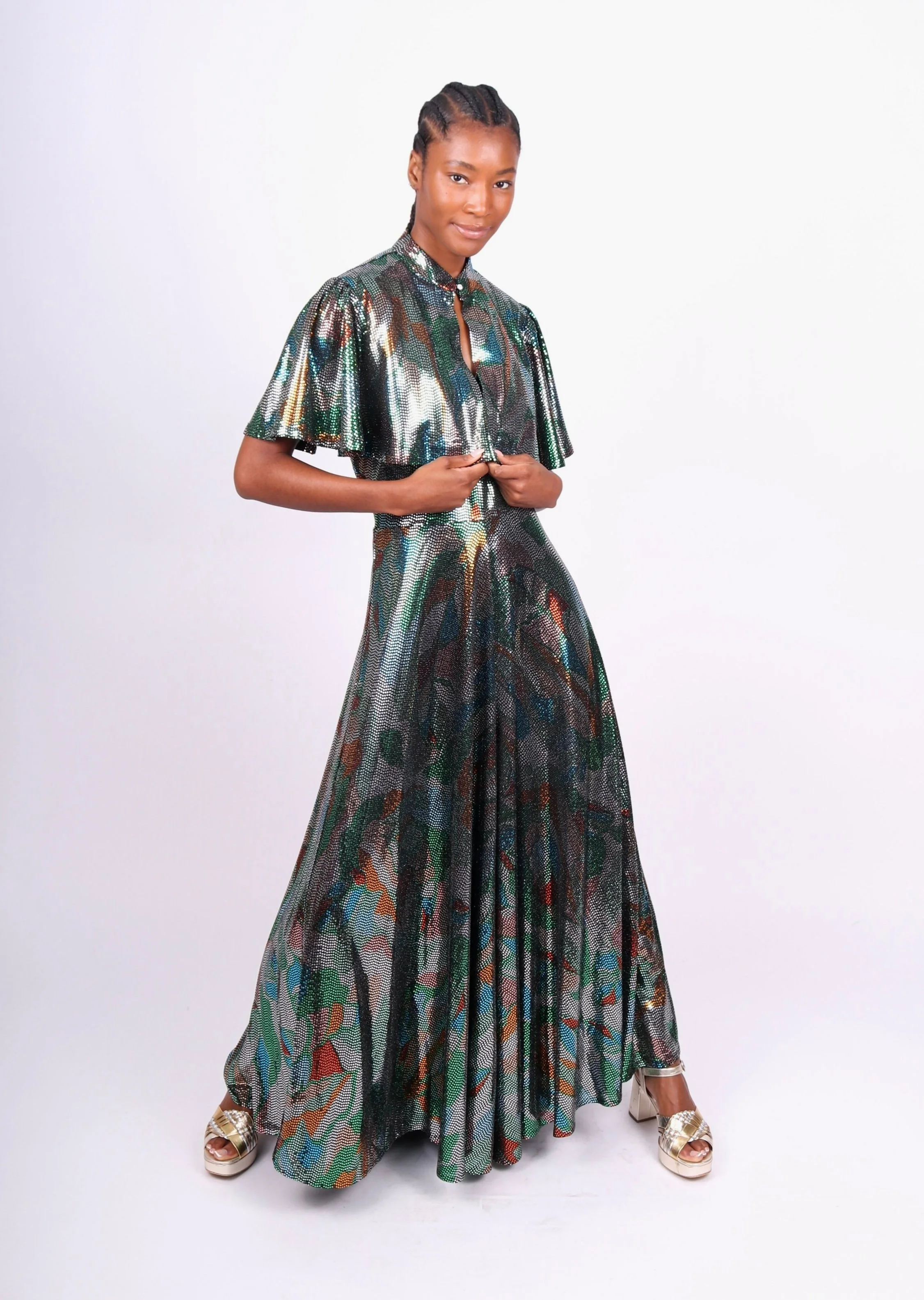 Marcelle Jumpsuit + Capelette