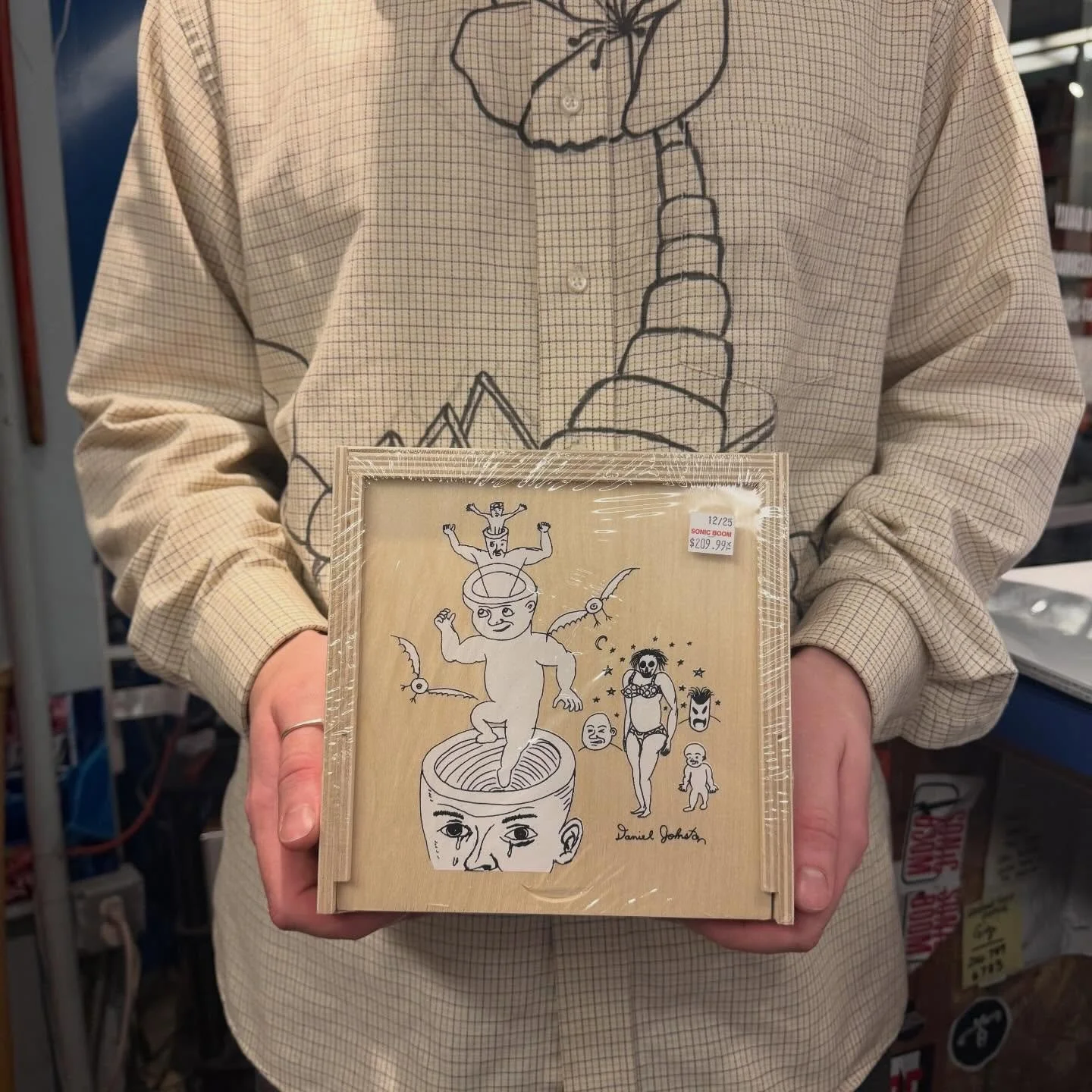 happy new release friday !! someone come buy this daniel johnston cassette box set before one of us does 🙈