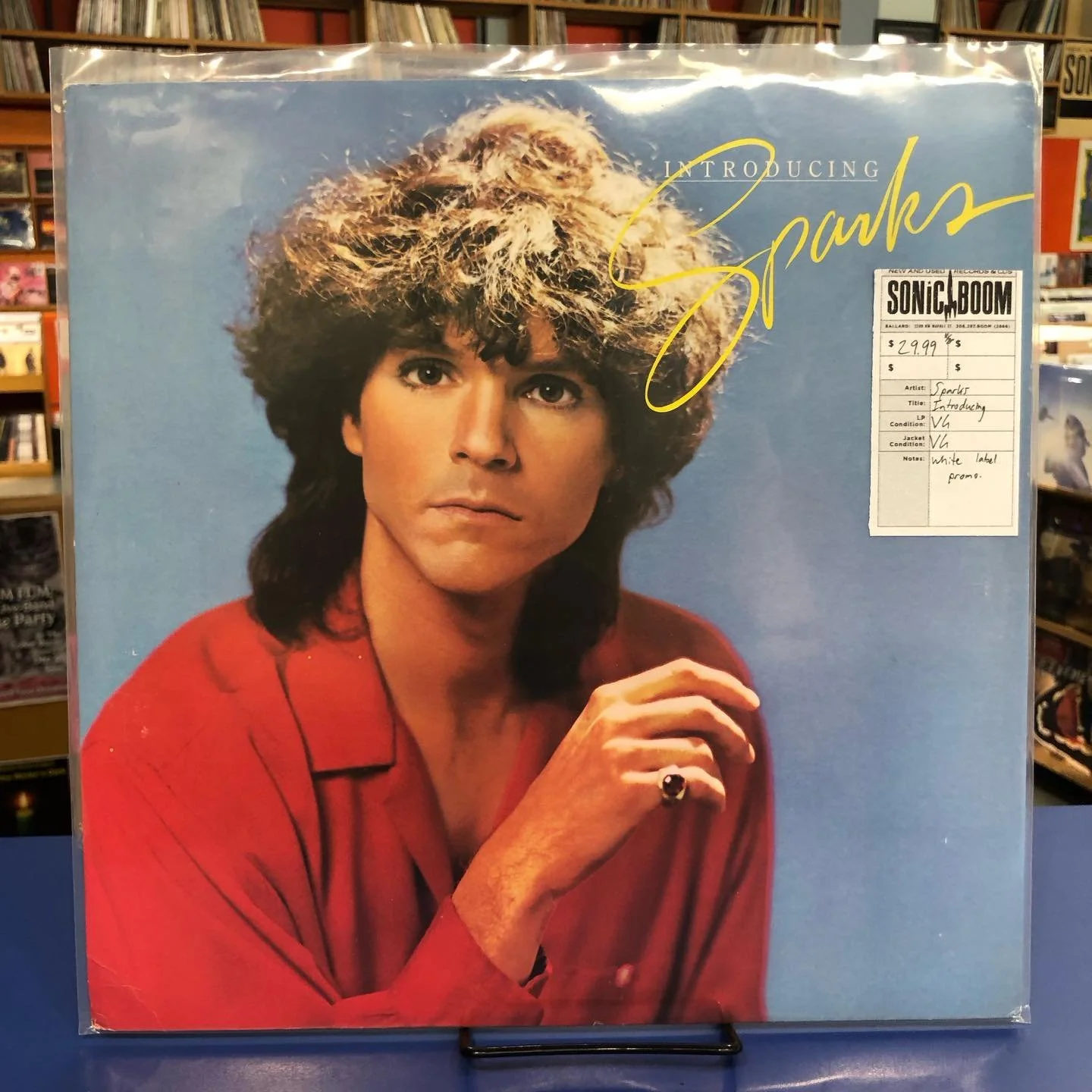 ⭐️ Stop scrolling! ⭐️

It&rsquo;s your weekend used bin preview, here for all your holiday shopping needs. Curtis is a 2021 yellow vinyl reissue, the rest are early or original pressings. Sparks is a white label promo, Feist is a 2007 Canadian press,