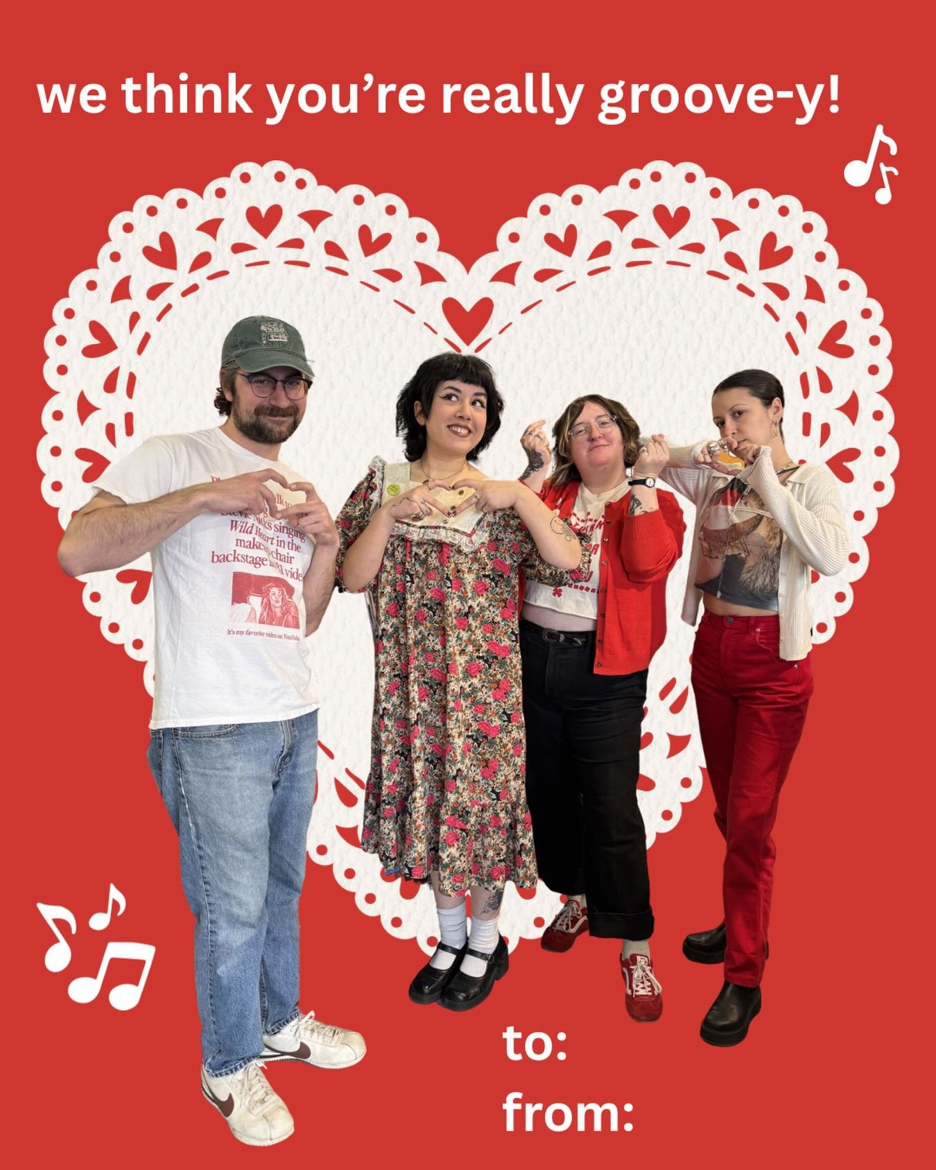 From our crew to yours - happy Valentine&rsquo;s Day!