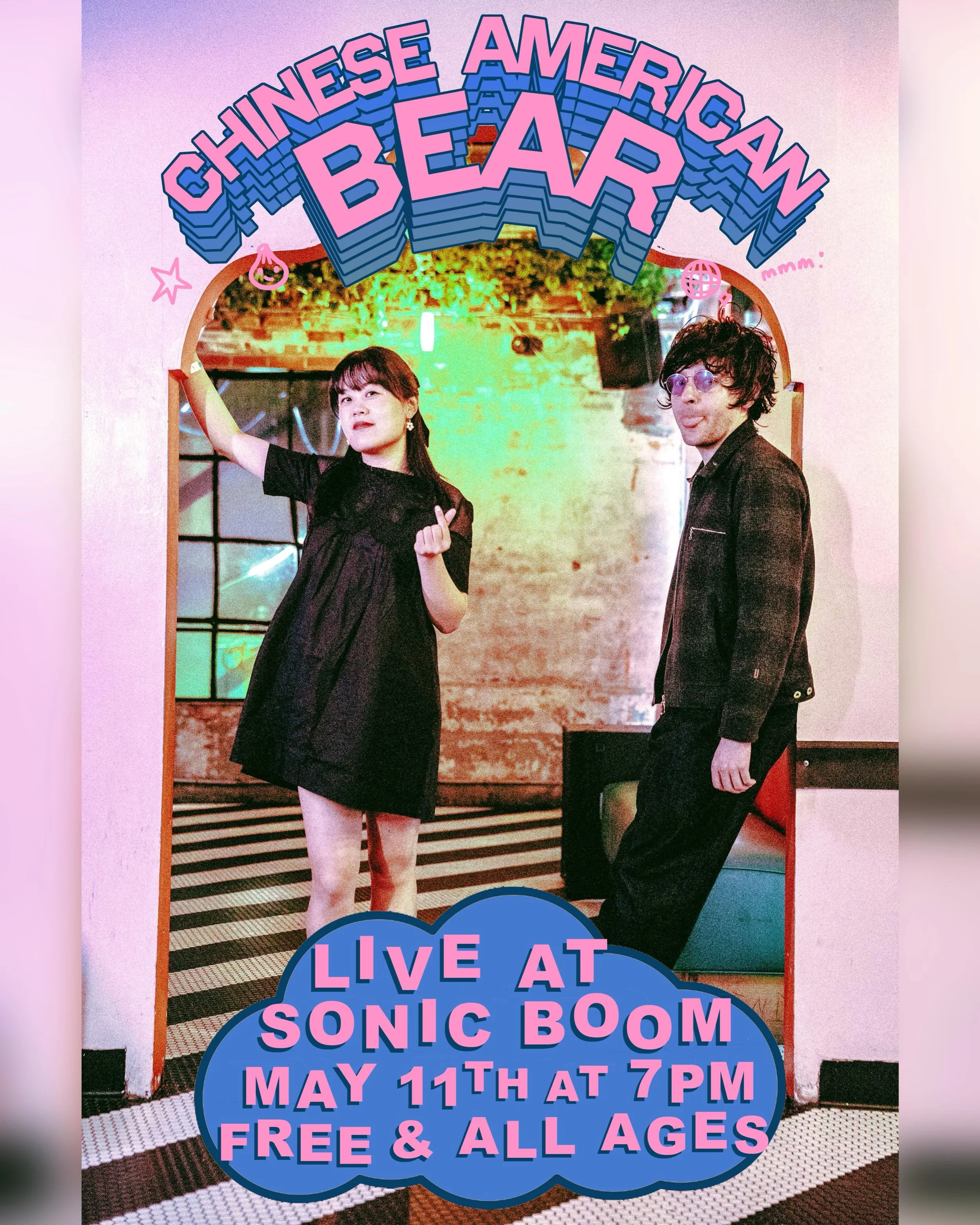 NEXT MONDAY! Chinese American Bear will be gracing the Sonic Boom stage at 7 PM for an in-store celebrating their new record 𝓓𝓲𝓶 𝓢𝓾𝓶 &amp; 𝓣𝓱𝓮𝓷 𝓢𝓸𝓶𝓮! Like always, this in-store is FREE and ALL AGES! See you there!