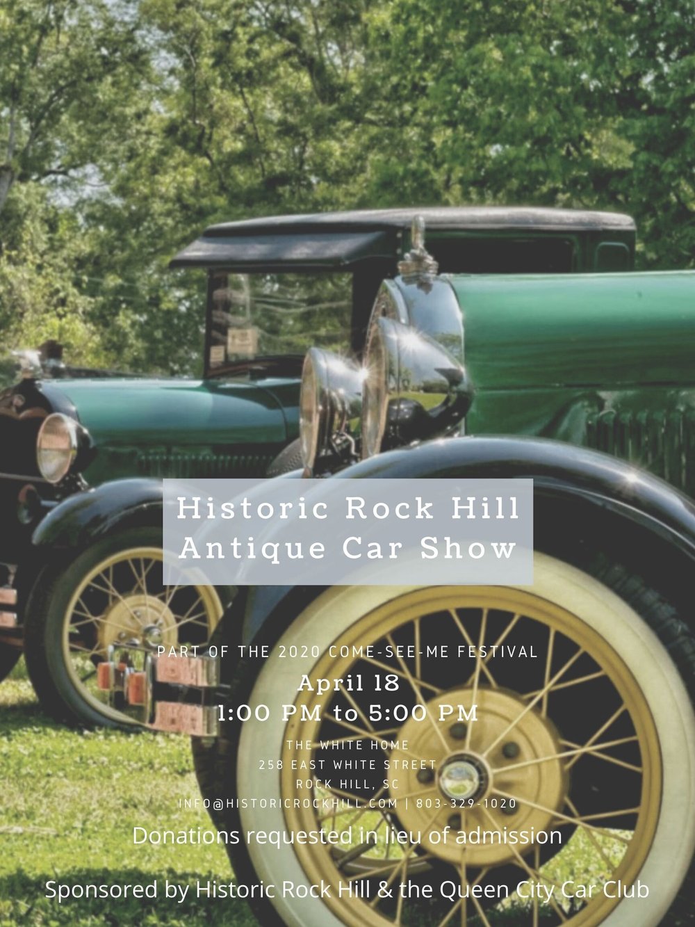 Postponed Antique Car Show Historic Rock Hill