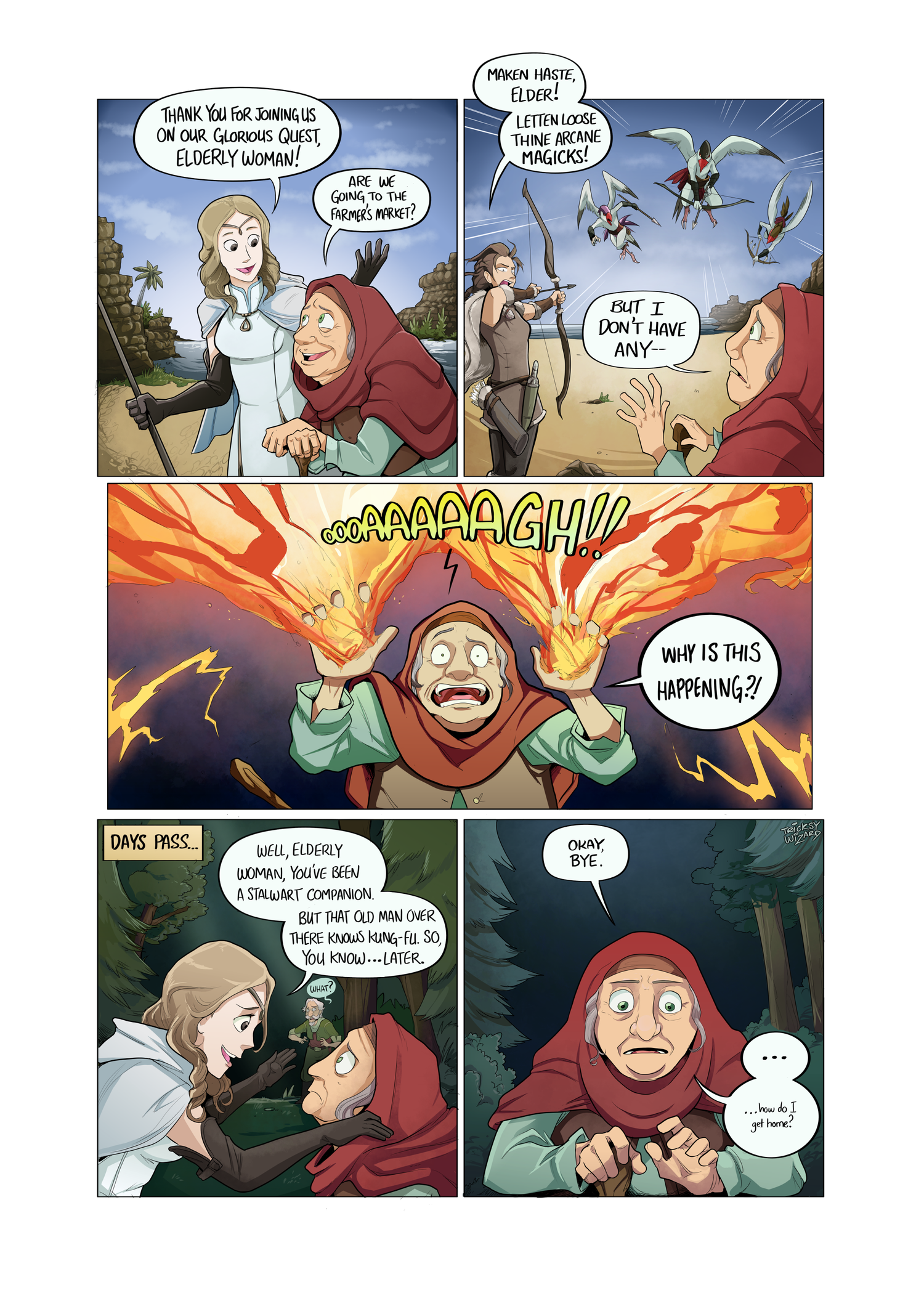 Octogenarian Path Traveler — Tricksy Wizard
