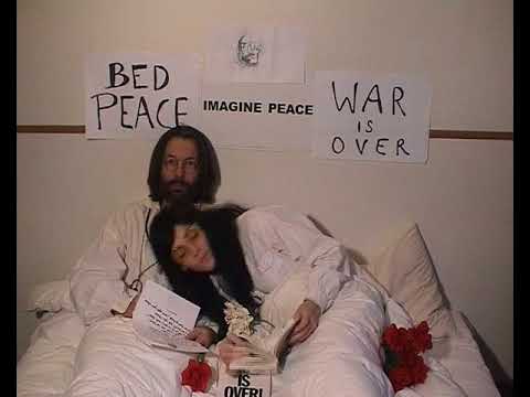 BED PIECE FOR PEACE - D&D as John and Yoko