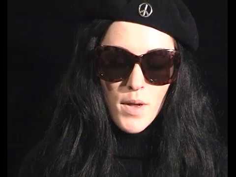 USE YOUR BLOOD TO PAINT - Dellfina as Yoko Ono
