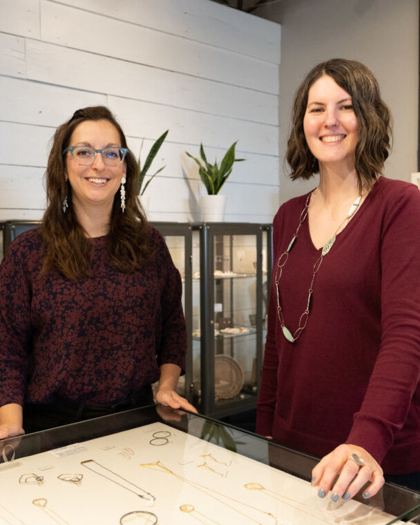   The Smithery Jewelry  | Jen Townsend &amp; Anne Holman  Anne Holman and Jen Townsend create and sell their work out of The Smithery, an artist made shop located in Columbus, Ohio, that they founded in 2014. 