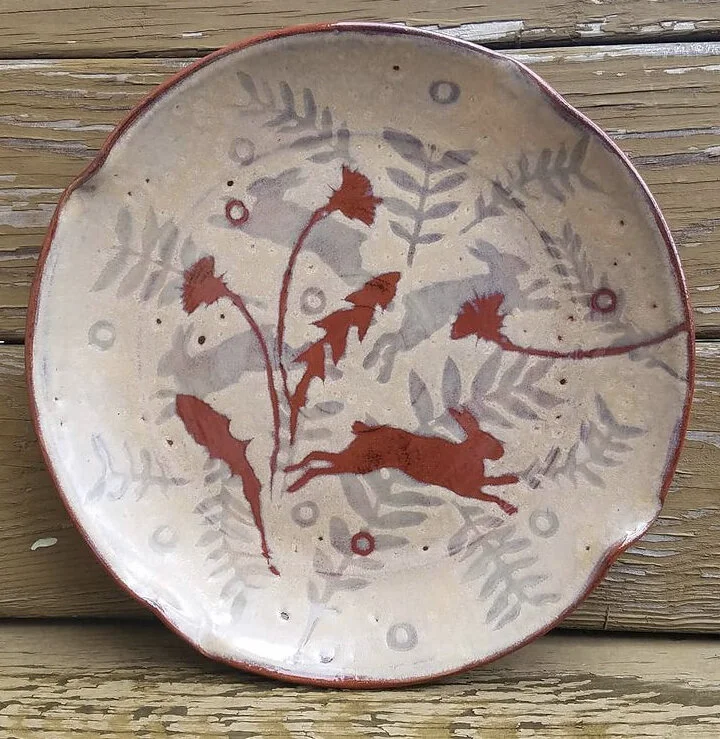   Markgraf Clayworks  | Tom and Karen (Vendeville) Markgraf  Coupon Code: CCAD10 for $10 off a total purchase of $50 or more.  Our studio produces unique functional ceramics as well as mixed media sculptural works. Our functional pieces include mugs 