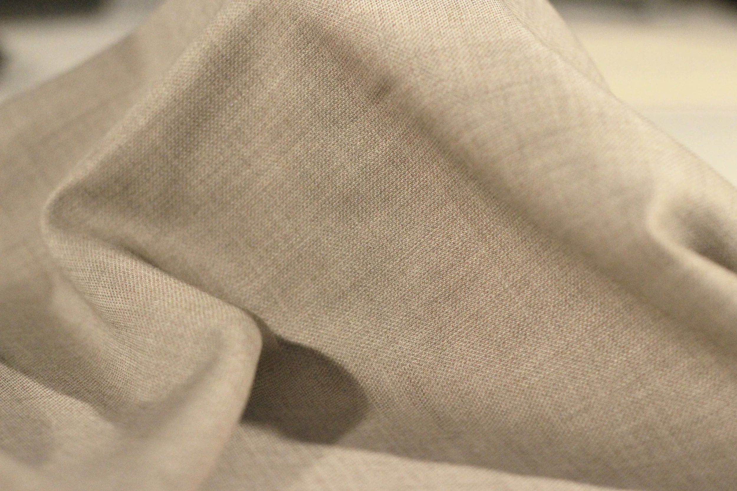 Tan Wool Hopsack 130 Fold.jpg