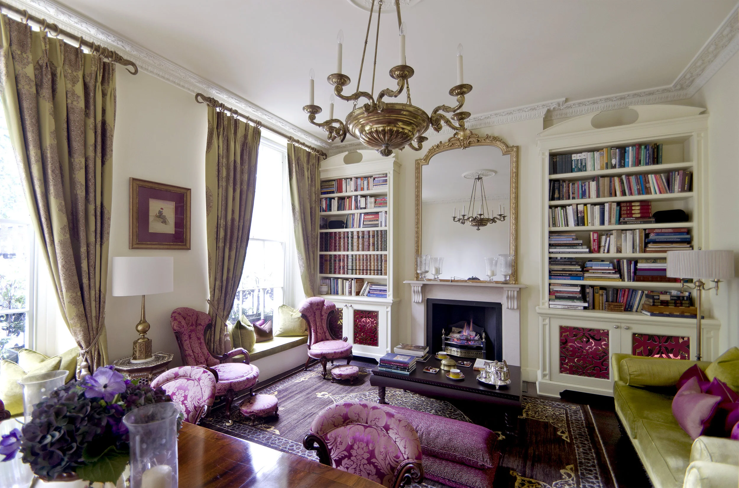 Hyde Park apartment drawing room by Eliska Design