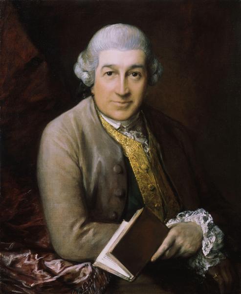  Portrait of David Garrick, actor, 1770, Thomas Gainsborough 