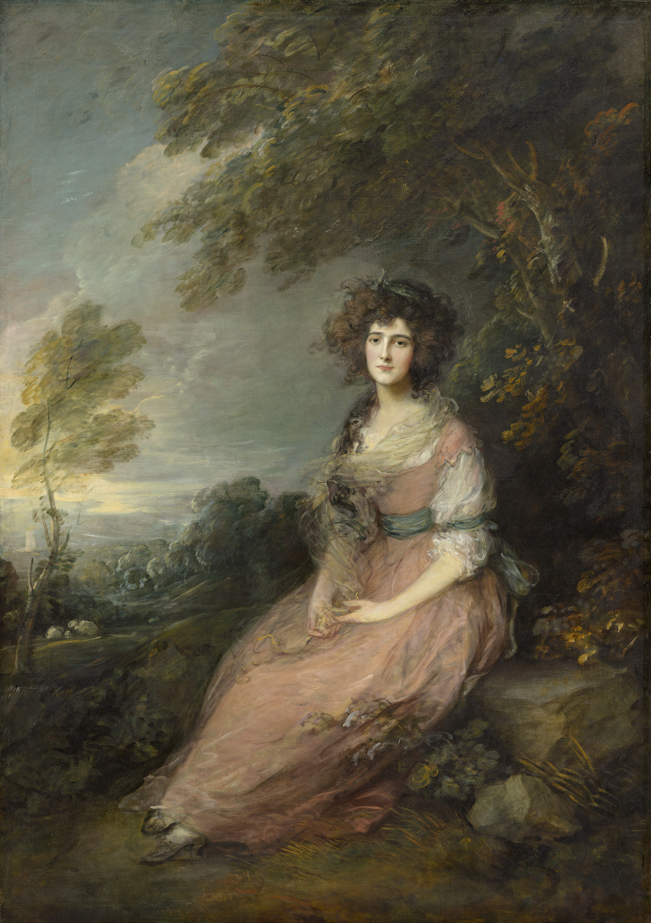  Mrs Richard Brinsley Sheridan, 1787, Thomas Gainsborough 