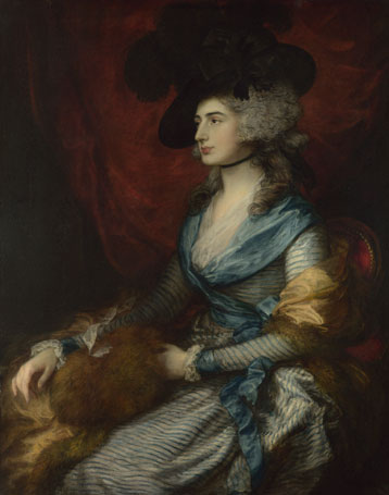  Sarah Siddons, 1785, Thomas Gainsborough 