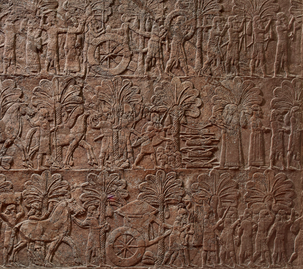 Relief depicting the Assyrian capture of Babylon. 638 – 625BC