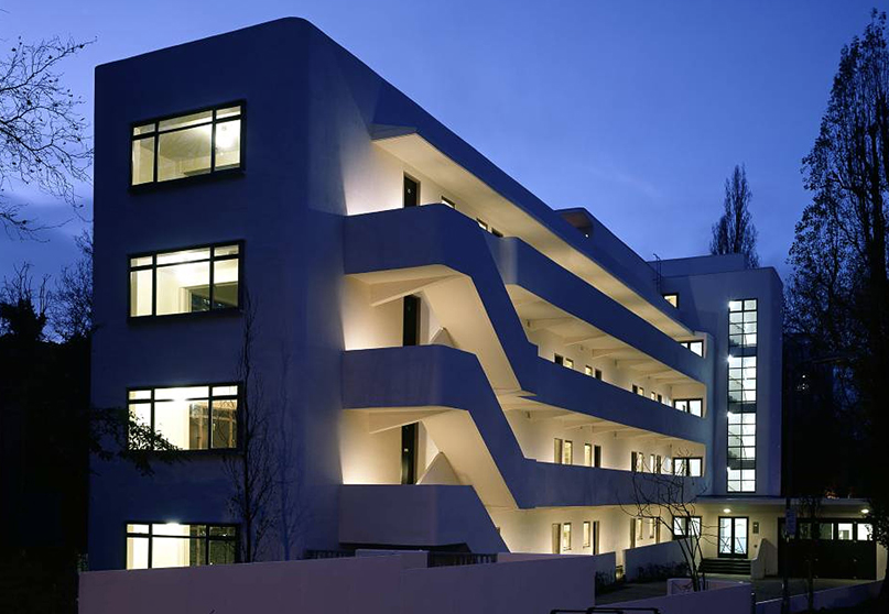 Isokon Building, Lawn Road Flats, Hampstead, London, NW3