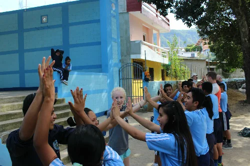 Building friendships with high schoolers in Guatemala, was a highlight for our group on our last international trip.