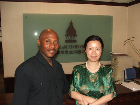 On a trade mission to China exploring business opportunities in Shanghai with the Deputy Mayor.