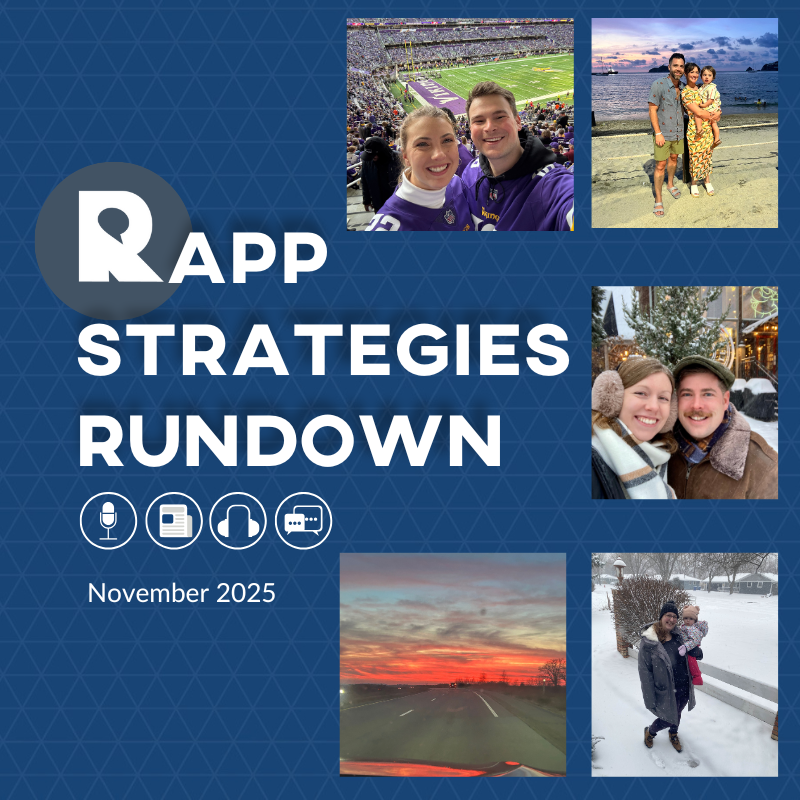 Rapp Strategies Rundown – November