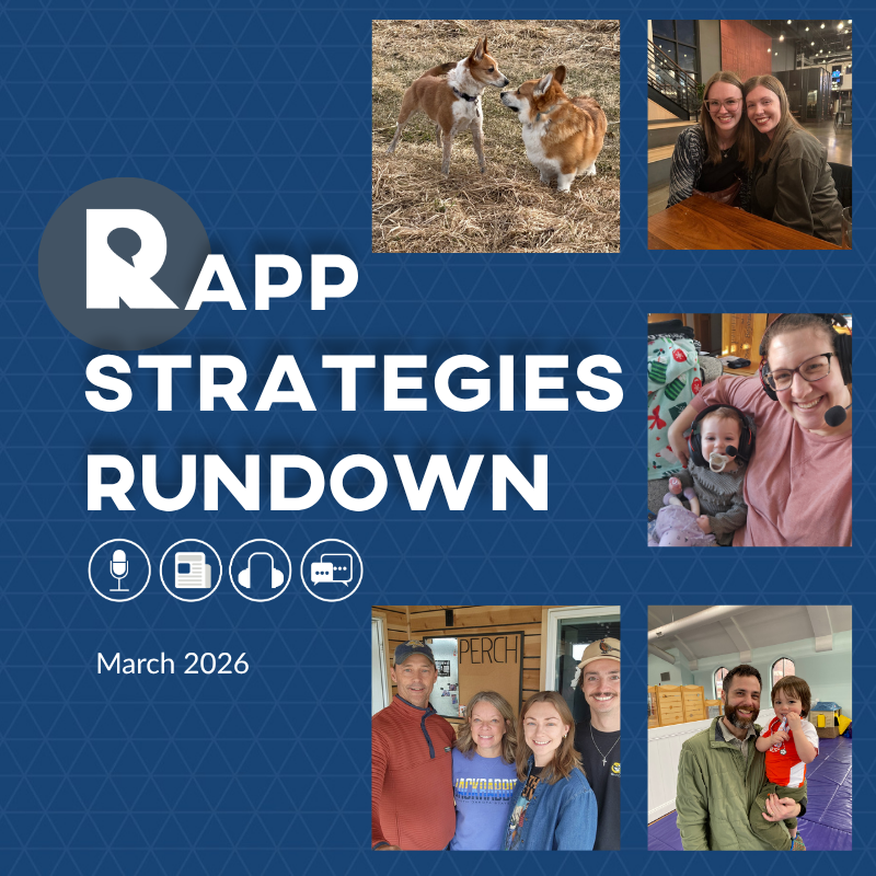 Rapp Strategies Rundown – MARCH