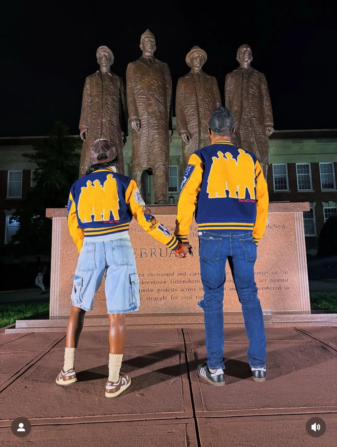 Thee NC A&amp;T Varsity was one of the hottest pieces of Aggie gear on the yard this past GHOE. Gentle reminder pre-orders are closing this week 💙💛 Catch it while you can. 

#ncat #ghoe #aggiepride