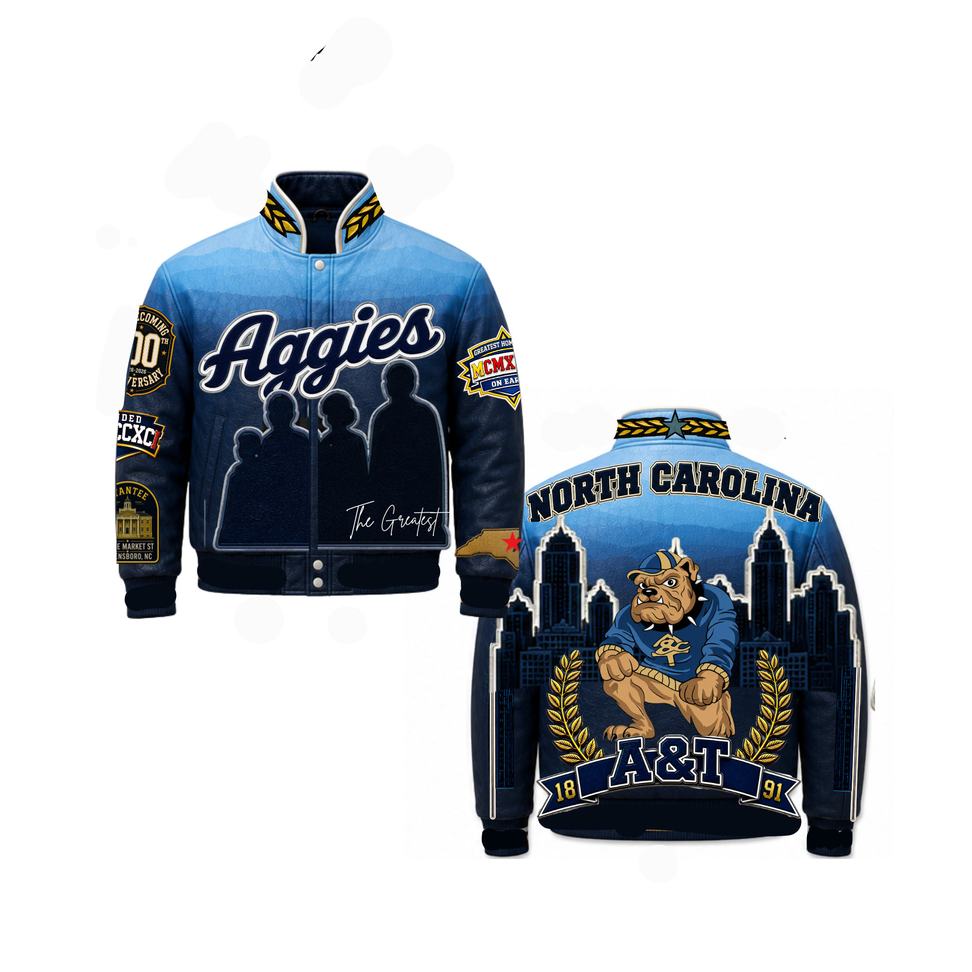 THEE NC A&T CHAMPIONS JACKET - LIMITED EDITION (PRE-ORDER)