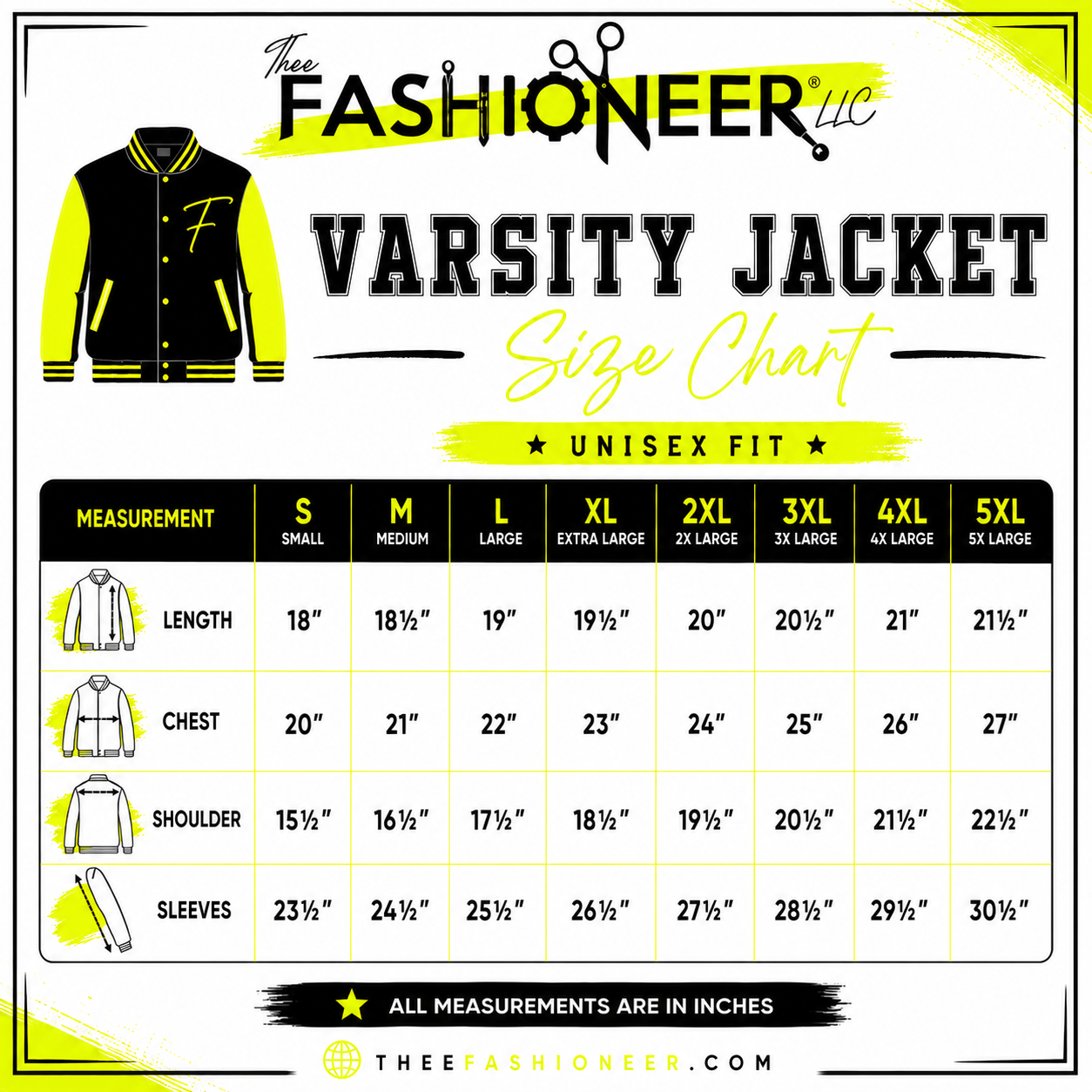 Unisex Fit Size CHart.png