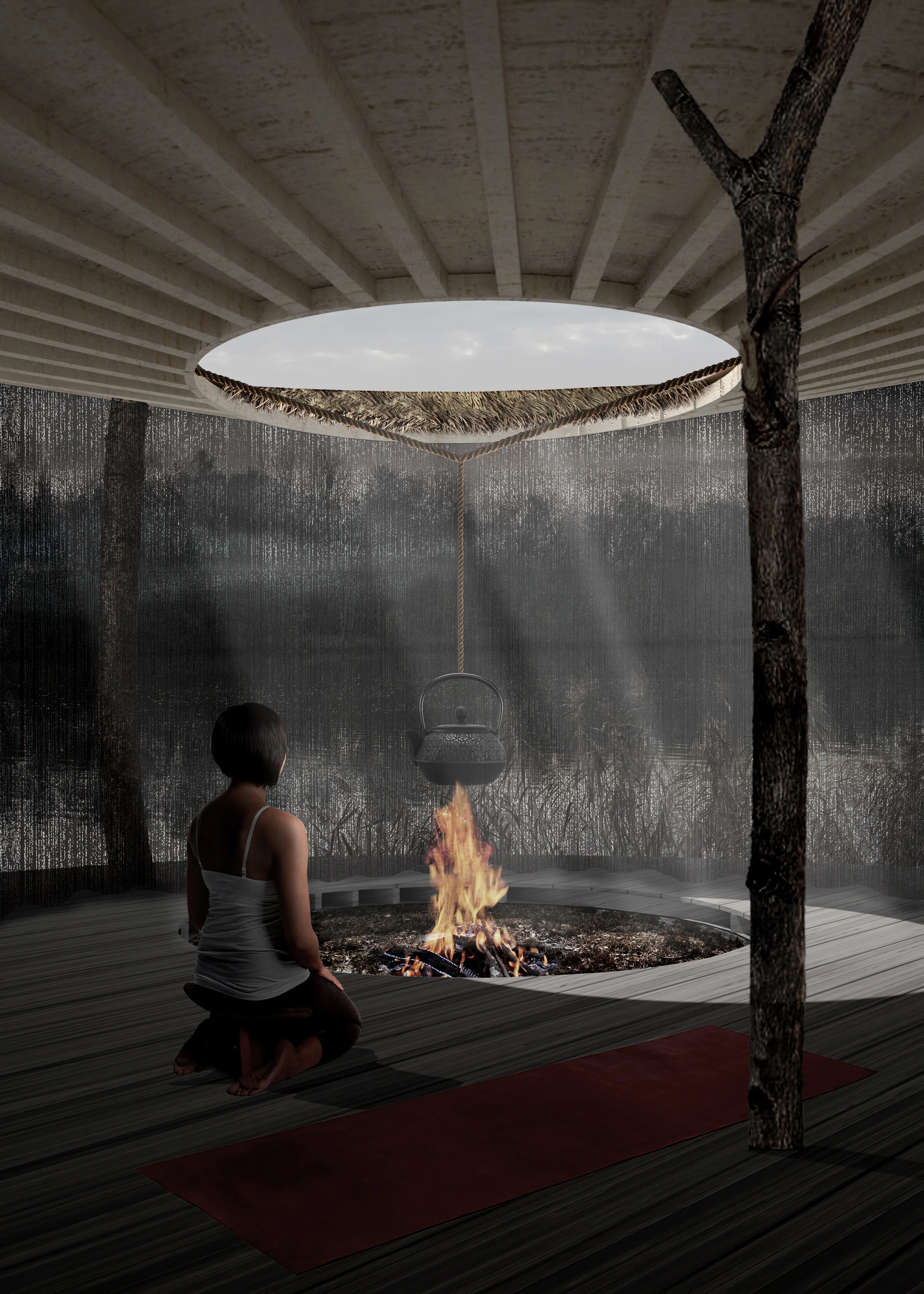 In collaboration with Veronika Volkova, and Yasamin Mayyas A Primitive Silence, 2018