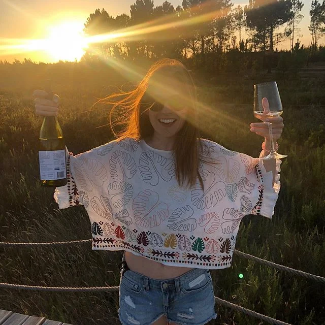 Ola, vinho verde, obrigada. The only Portuguese words I have learned. 📸 @joshseff #nofilter