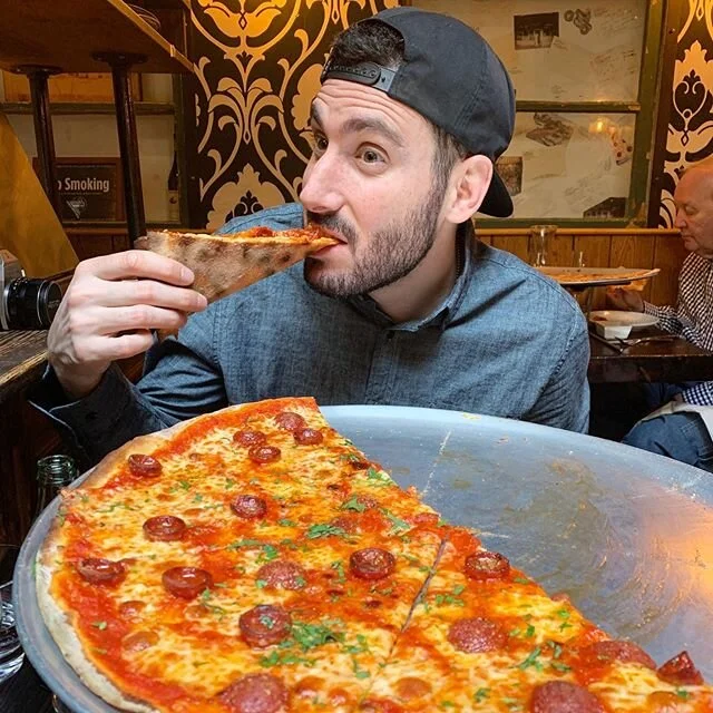 Eating @joshseff&rsquo;s favorite thing for lunch because #valentinesday and also @rubirosa_nyc is life.