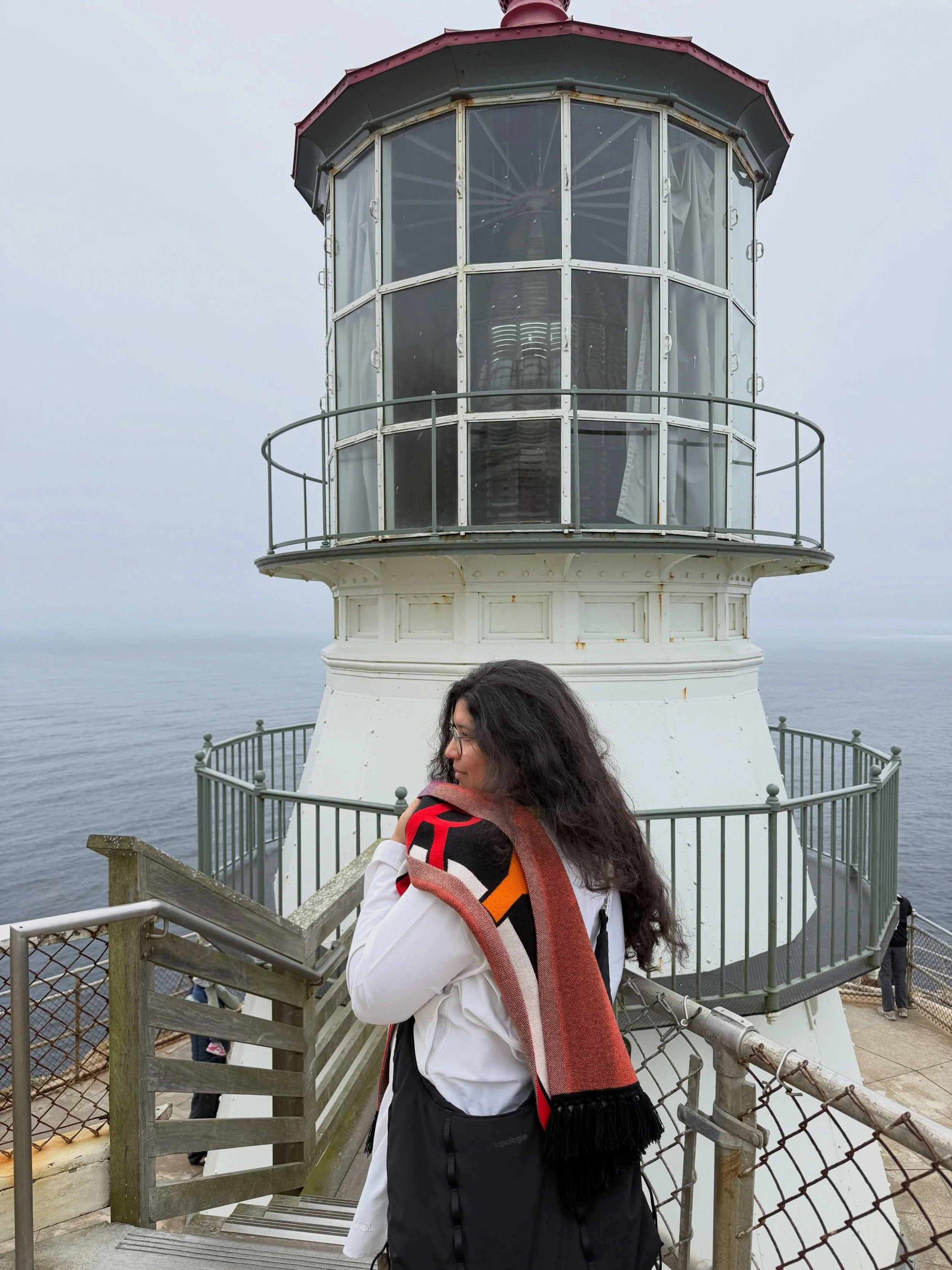We celebrated four years of marriage together and 36 years of life for me with an adventure in Inverness. Legs wobbled all the way down to the Point Reyes lighthouse! All 313 steps. 
🐦&zwj;⬛ 🦭 <not pictured