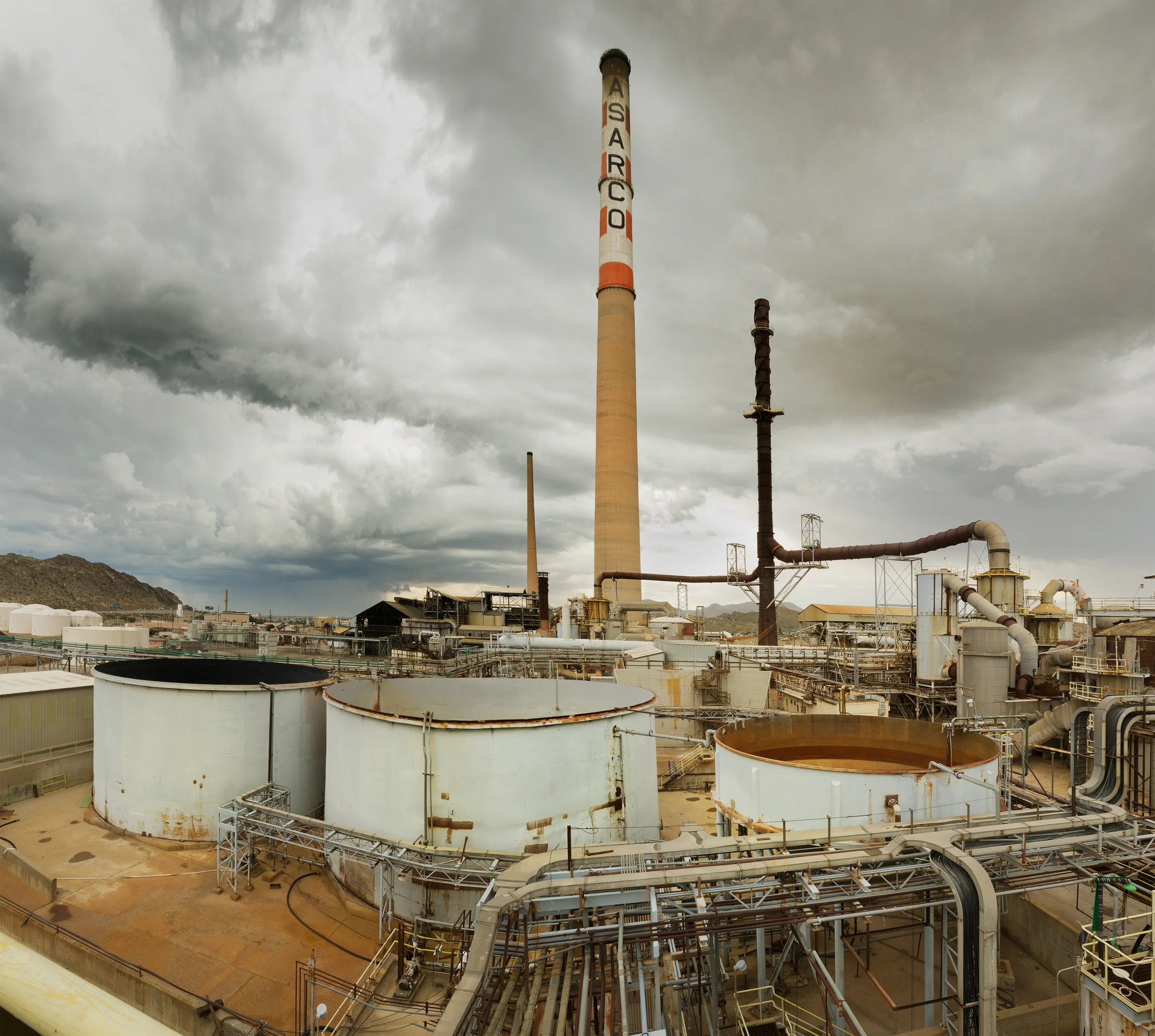 ASARCO site prior to major demolition, 2010